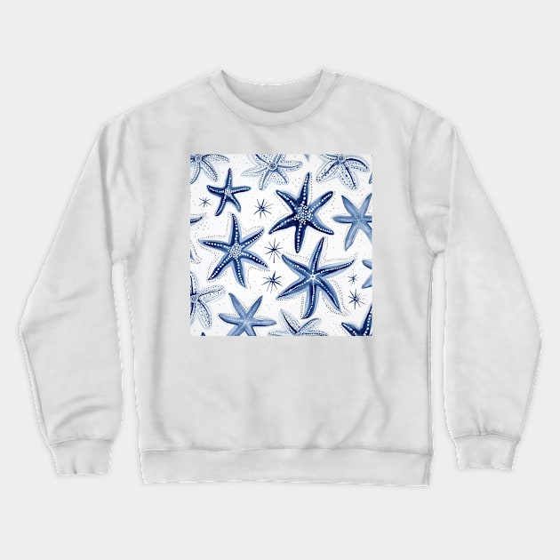 Coastal starfish II Crewneck Sweatshirt by hamptonstyle